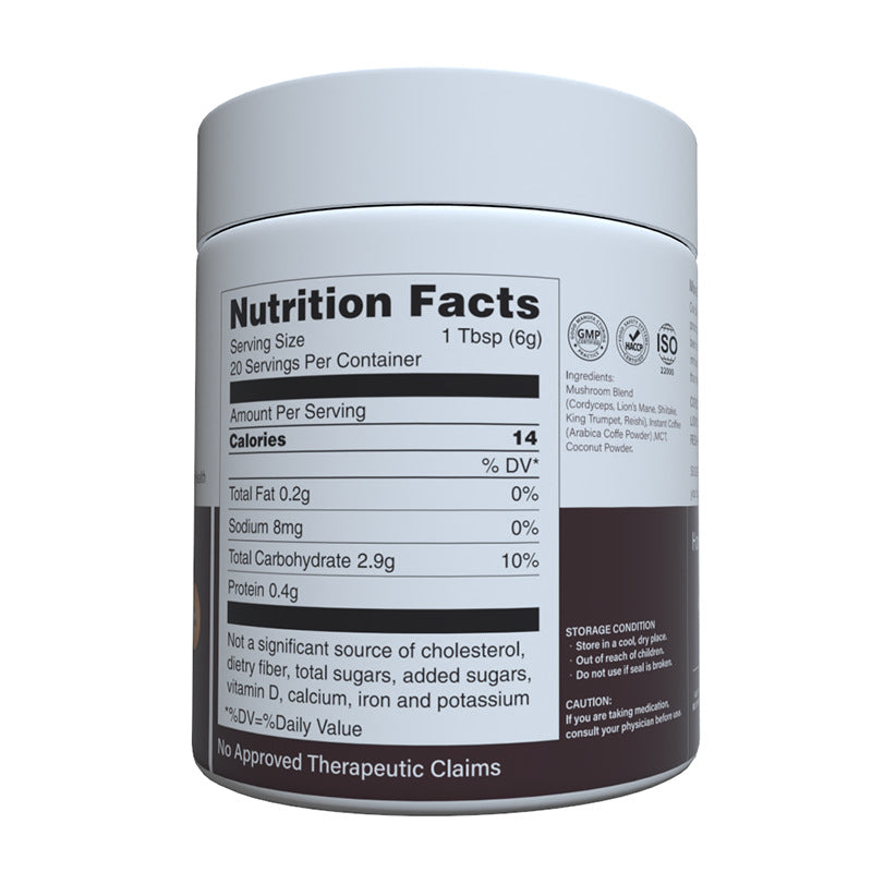 Mushroom Coffee Ganoderma Lucidum Ophiocordyceps Sinensis