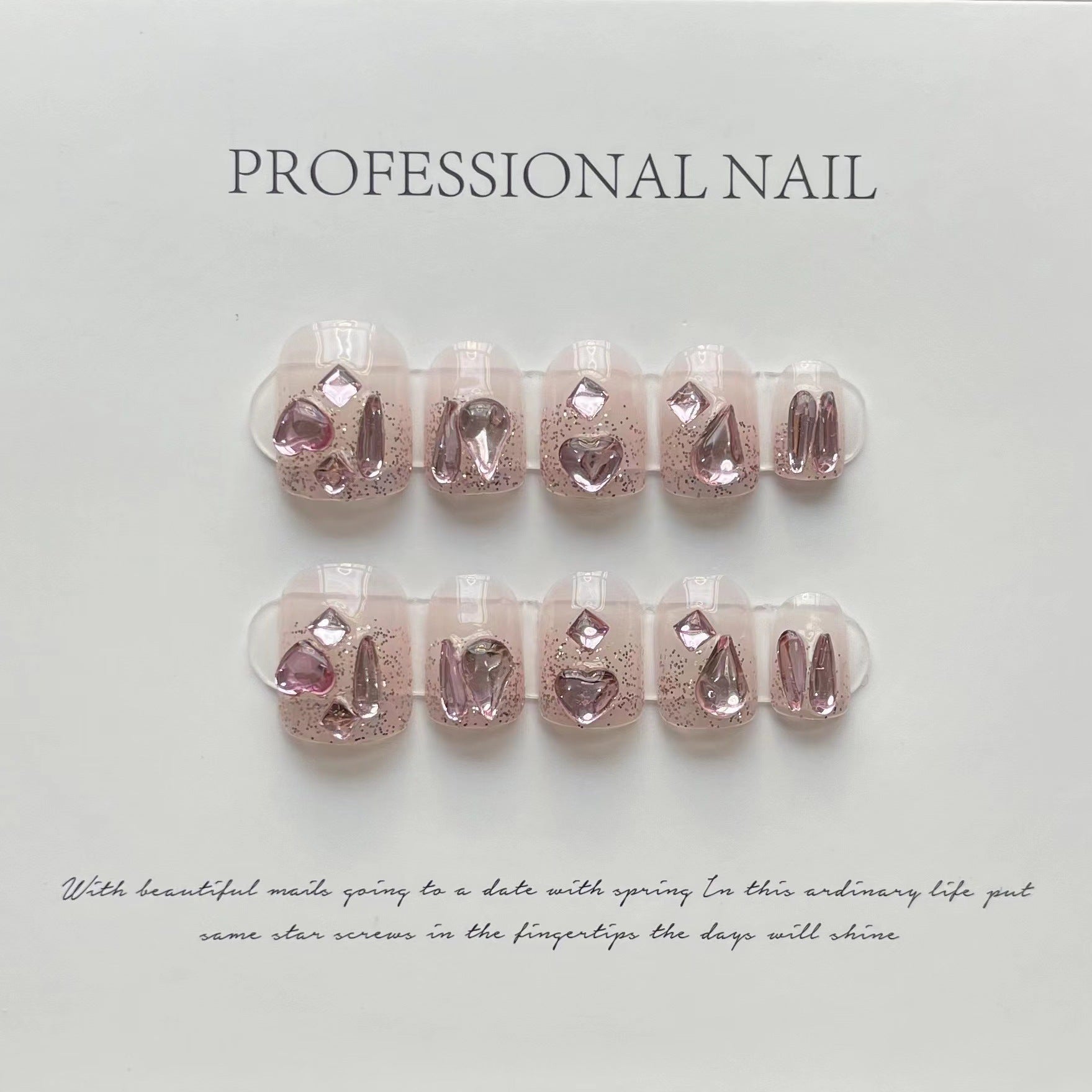 Hand-worn Armor Nail Sticker Nail Patch Warm Genie Series Ornament