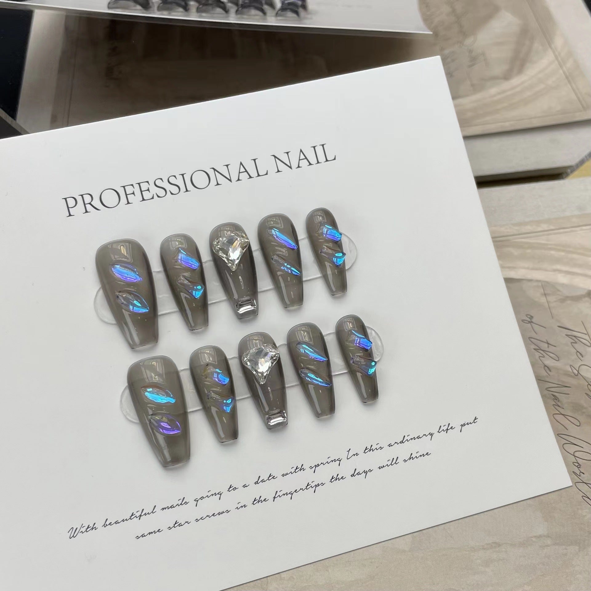 Hand-worn Armor Nail Sticker Nail Patch Warm Genie Series Ornament