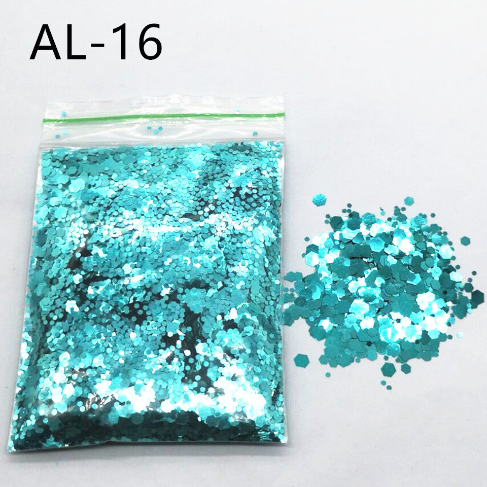 10g Nail Art Big Sequins Mixed Sequins Glitter Powder