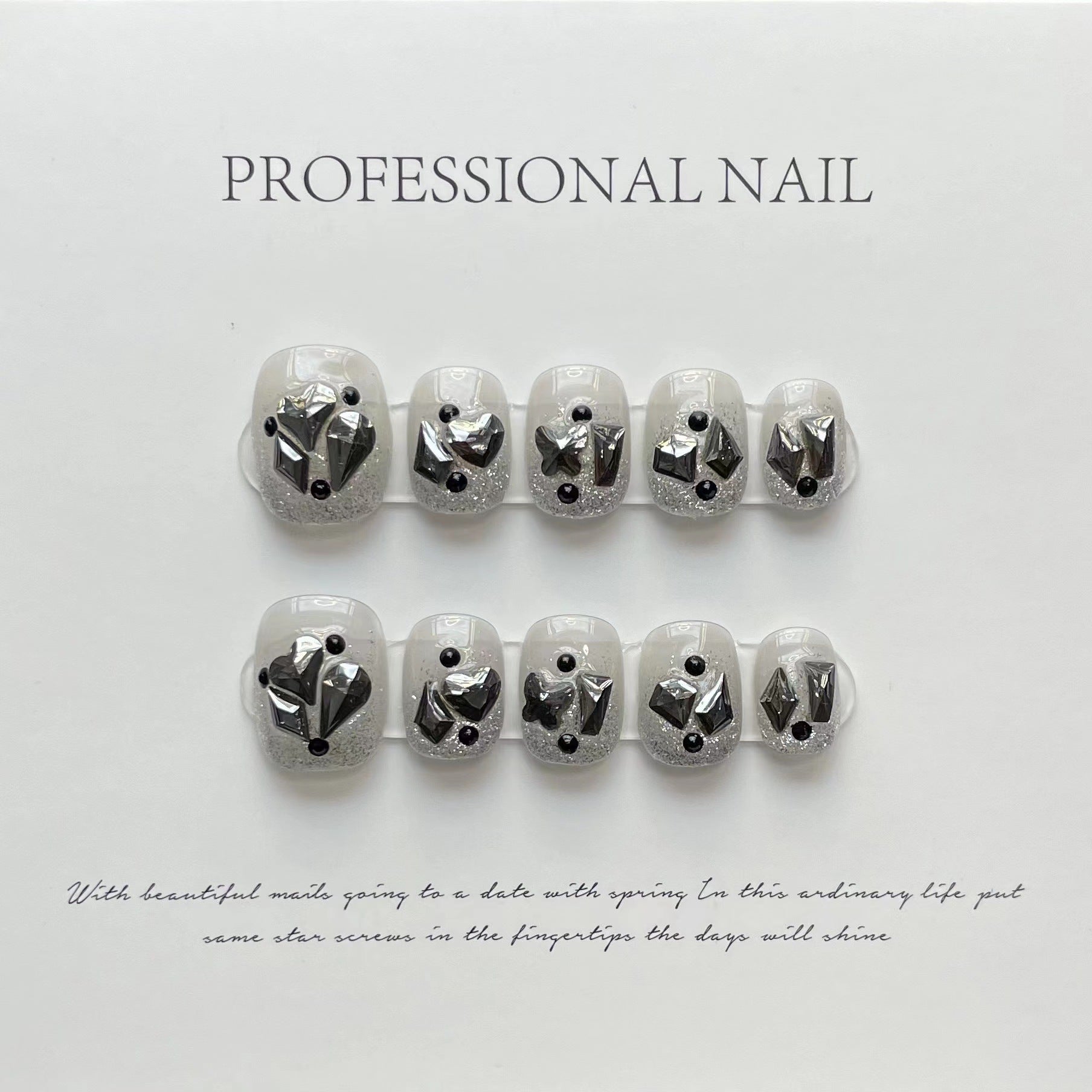 Hand-worn Armor Nail Sticker Nail Patch Warm Genie Series Ornament