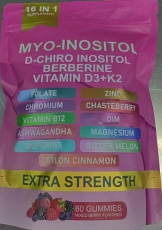 MYO-INOSITOL Gummies 60 Tablets