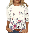 Round Neck Pullover Long Sleeve Tops