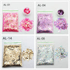 10g Nail Art Big Sequins Mixed Sequins Glitter Powder