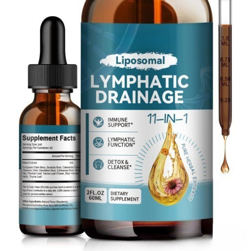 11-in-1 Lymphatic Support Drops For Home Use